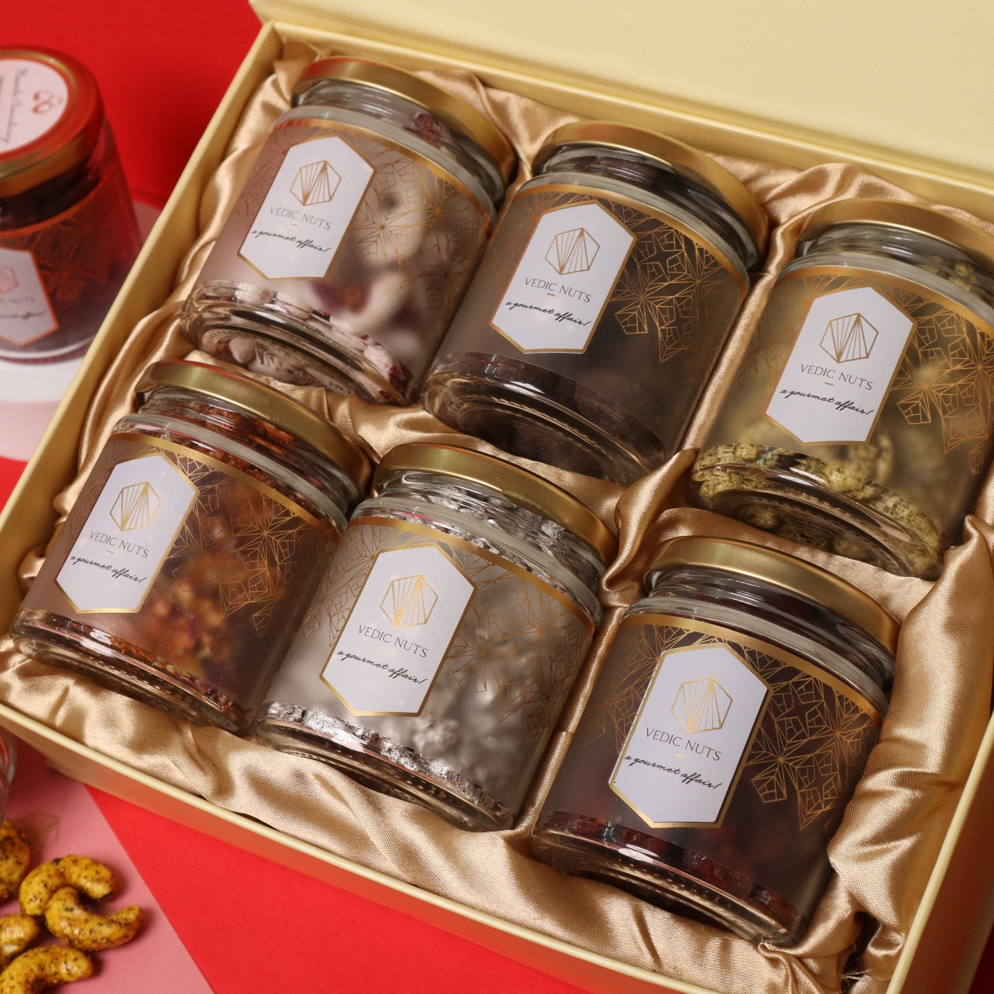 The Floral Collection (Set of 6 jars: 100gms each) Rakhi