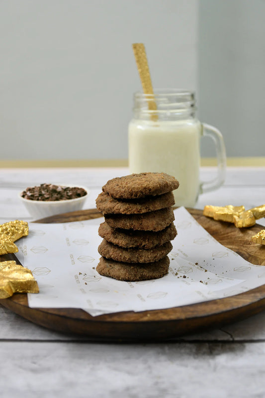 Molten Dark Chocolate Cookies