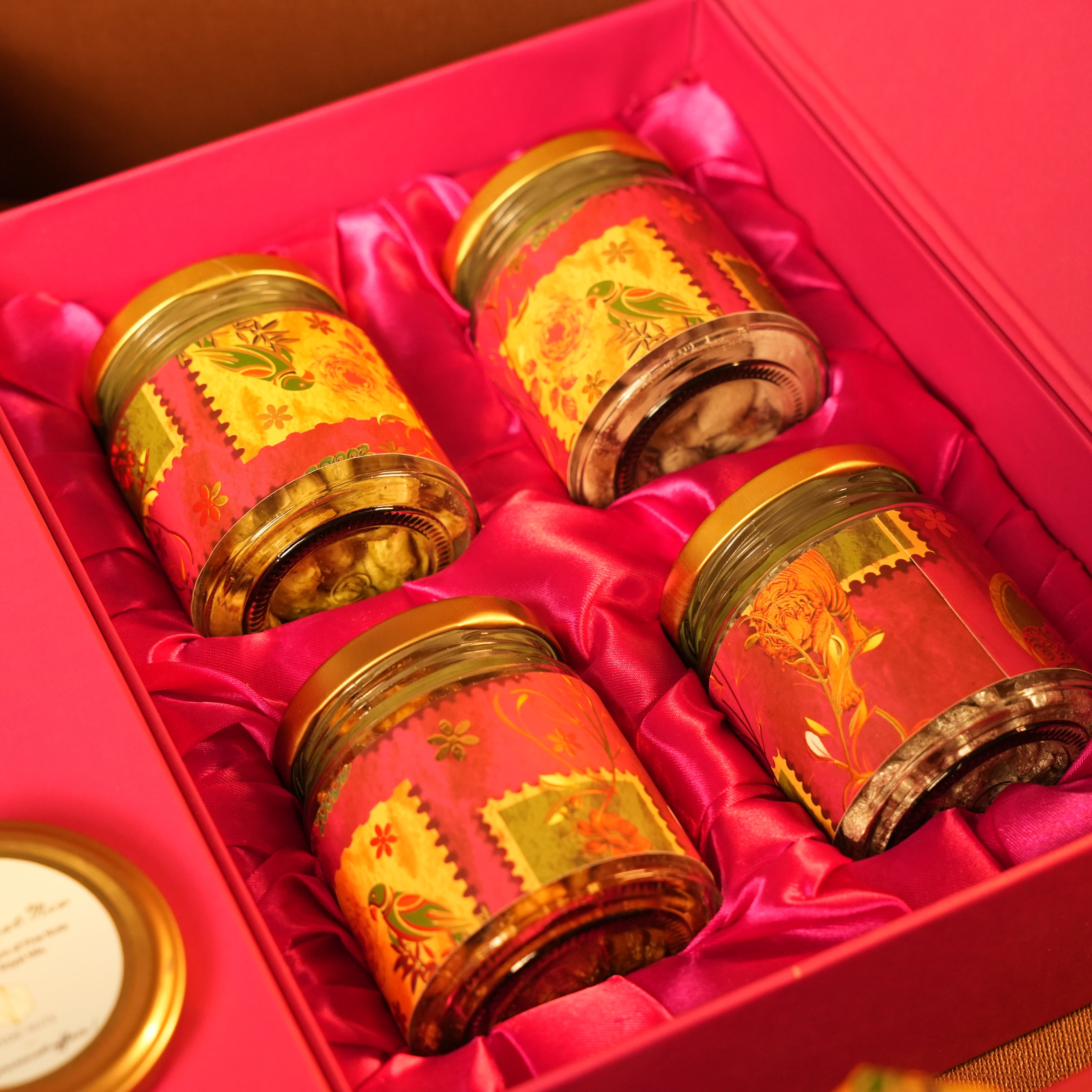 Pink & Gold Handle Box