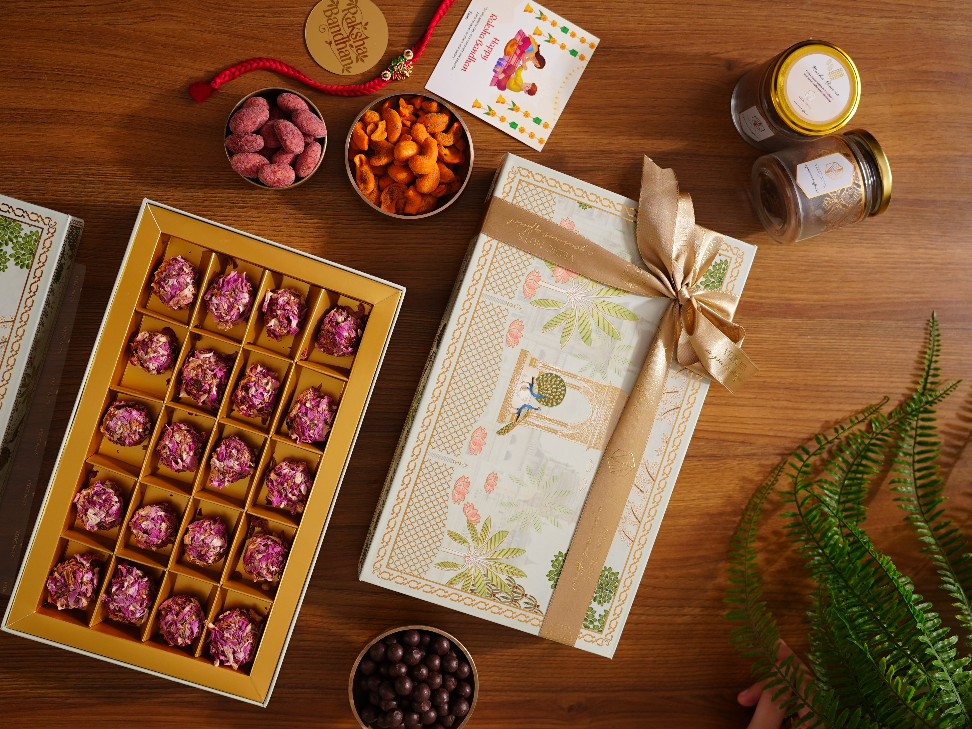 Premium Mint Rakhi Box: Set of 20