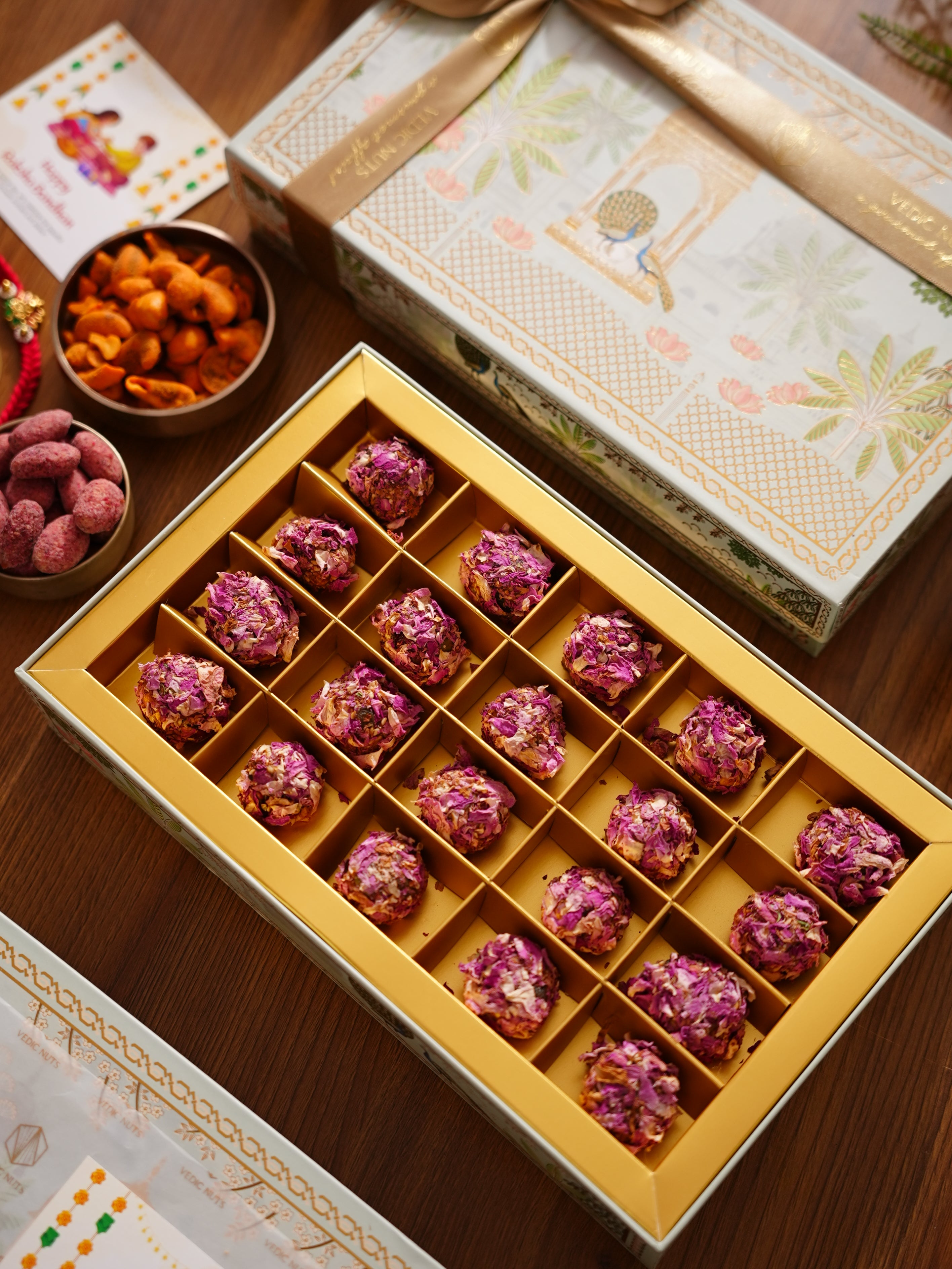 Premium Mint Rakhi Box: Set of 20