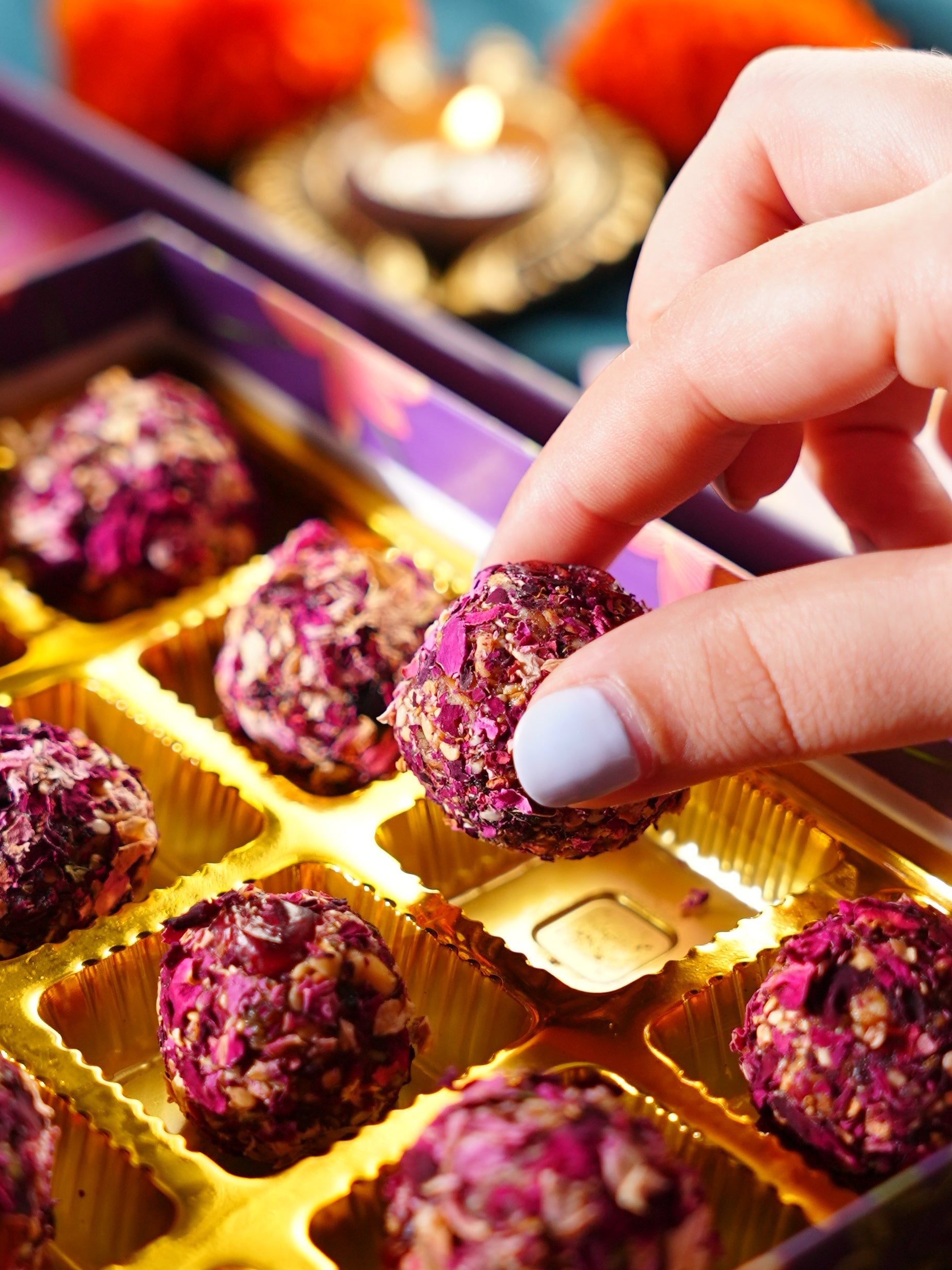 Blush & Gold Diwali Basket