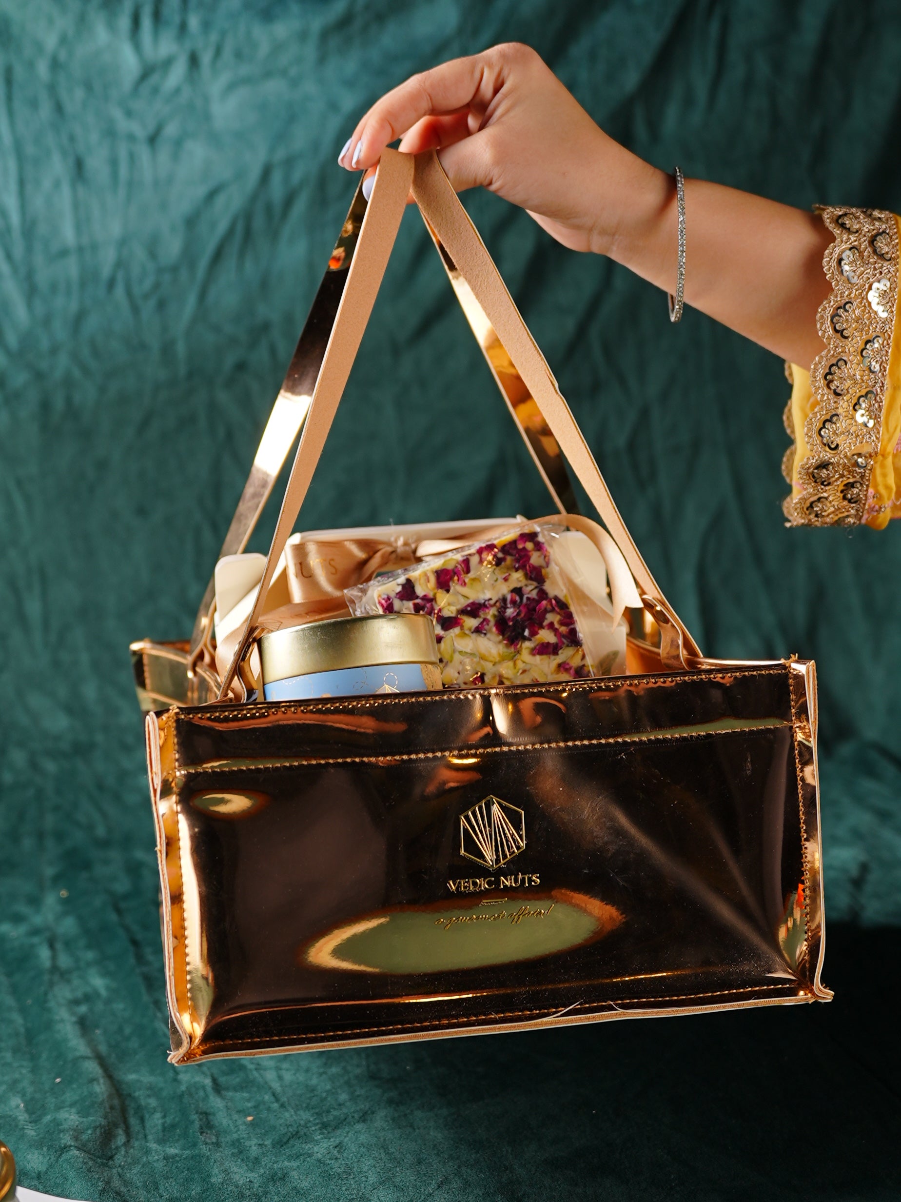 Blush & Gold Diwali Basket