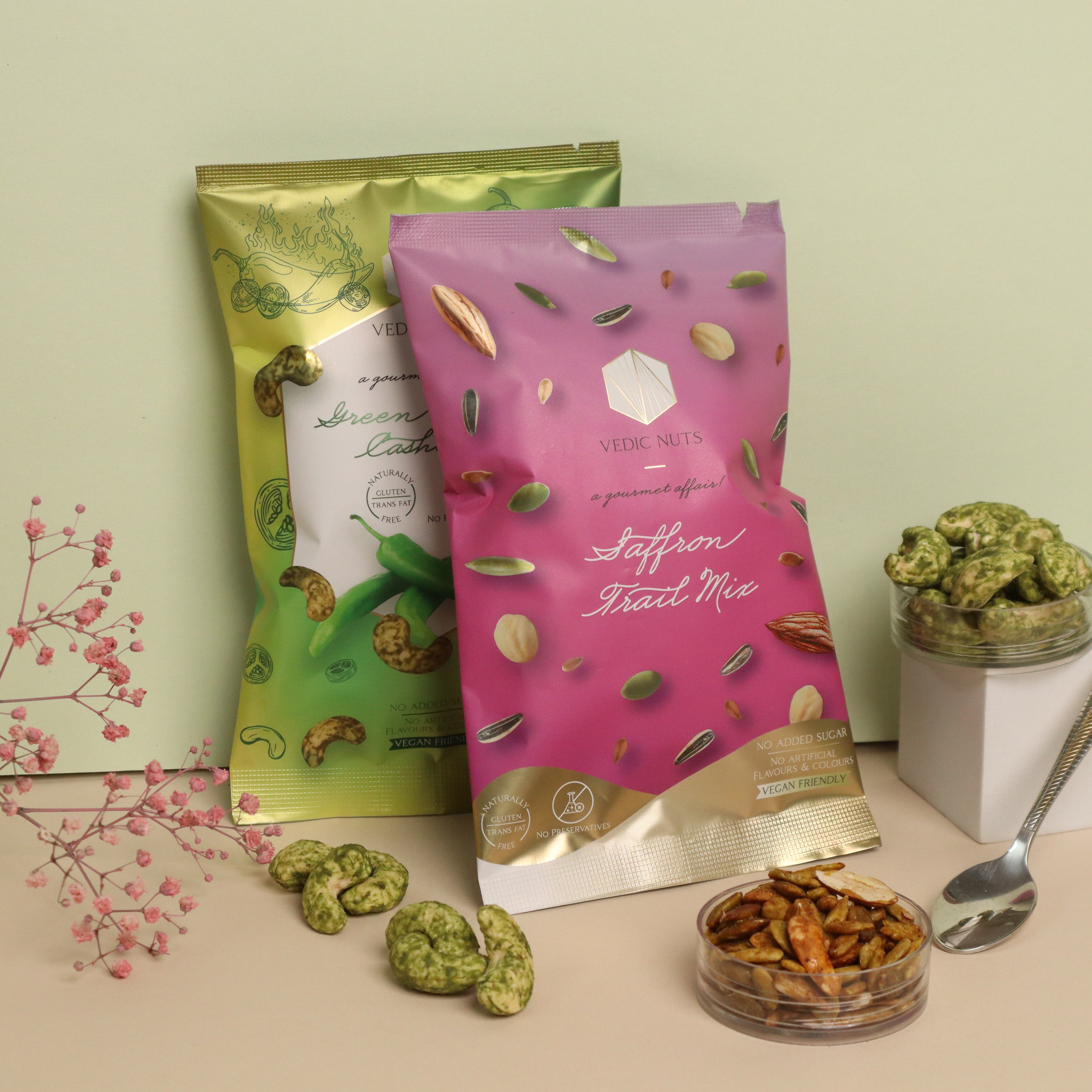 Brain Fuel Mix- Saffron Trail Mix
