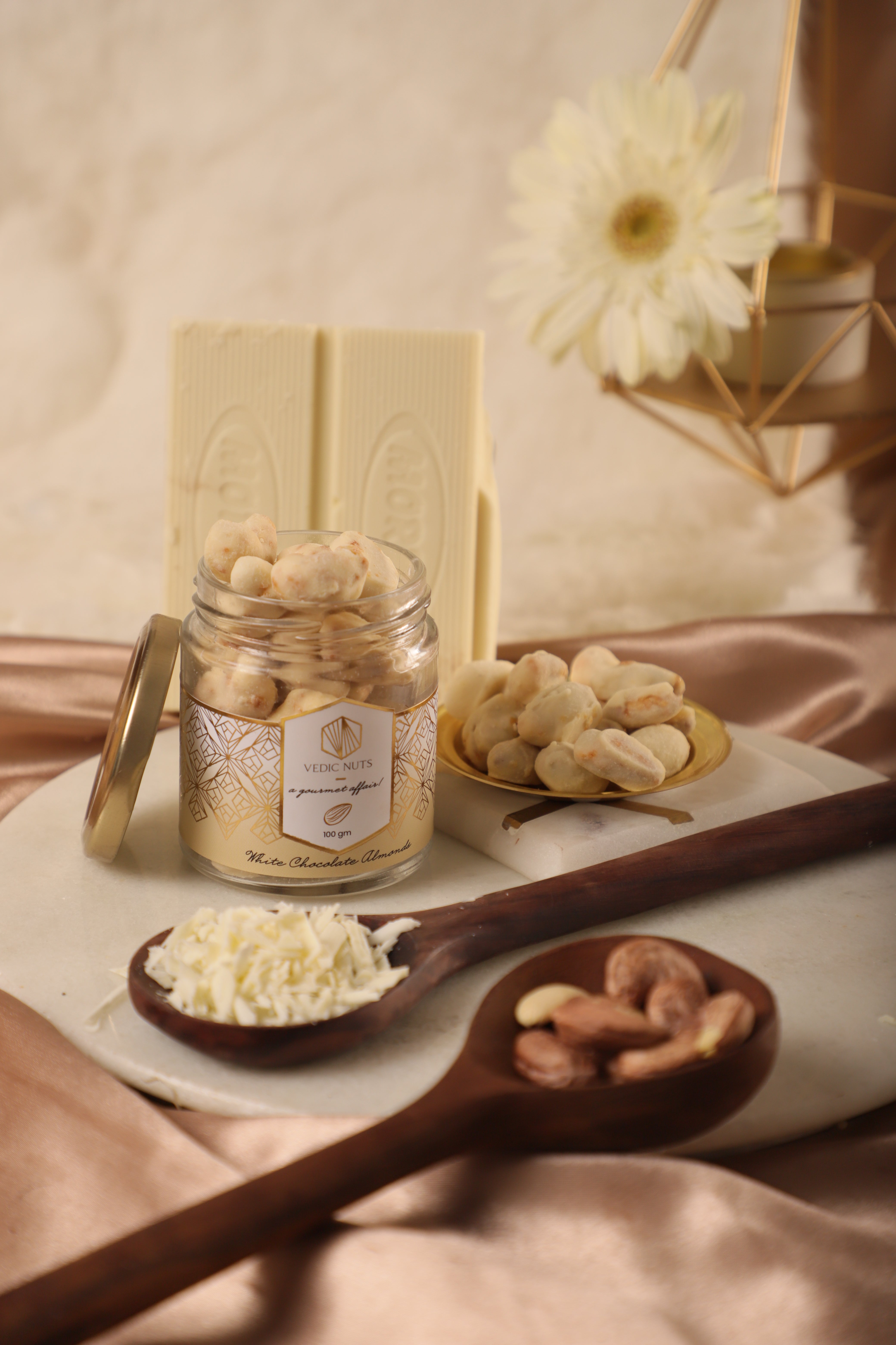 White Chocolate Almonds