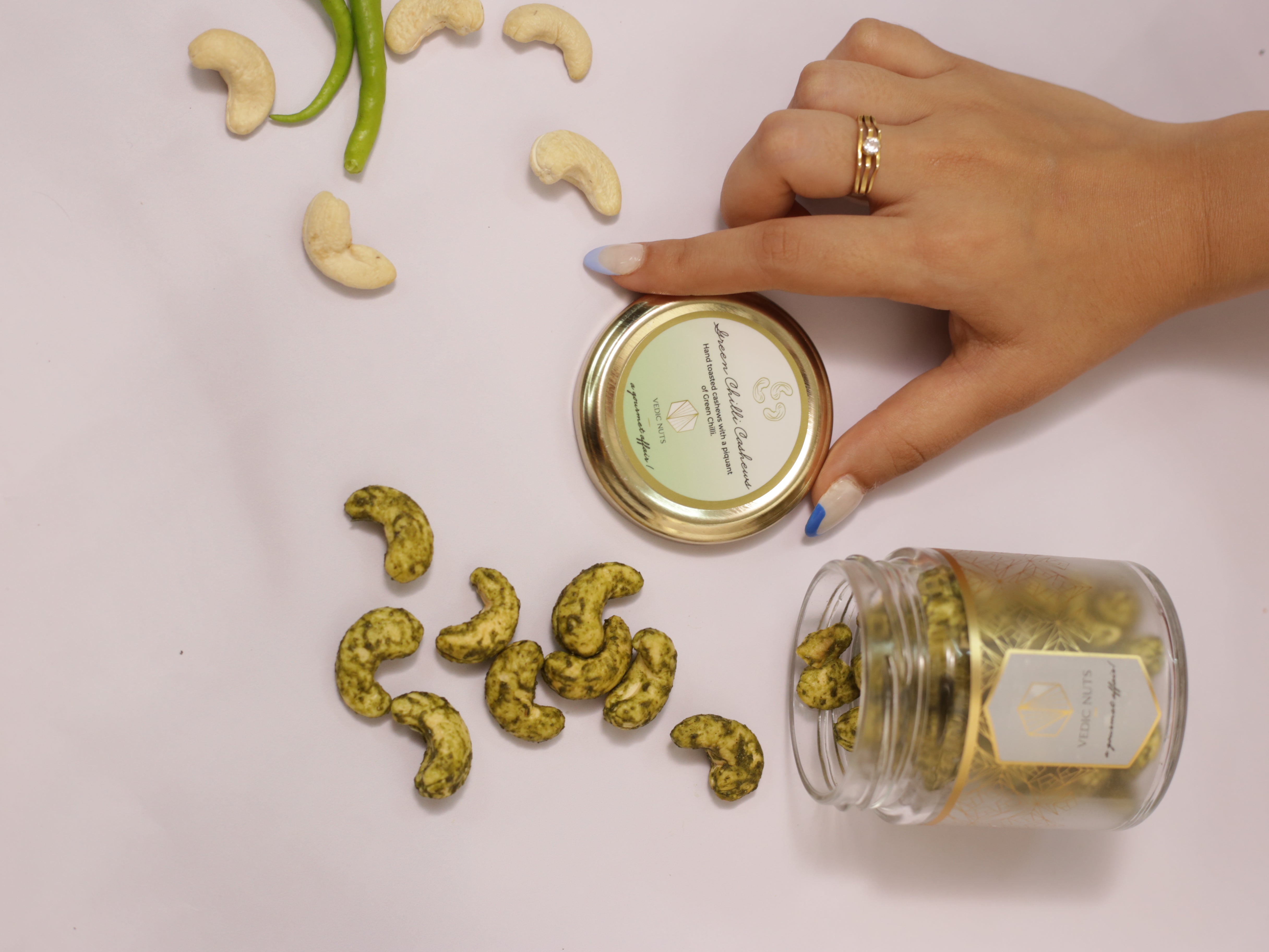 Green Chilli Cashews