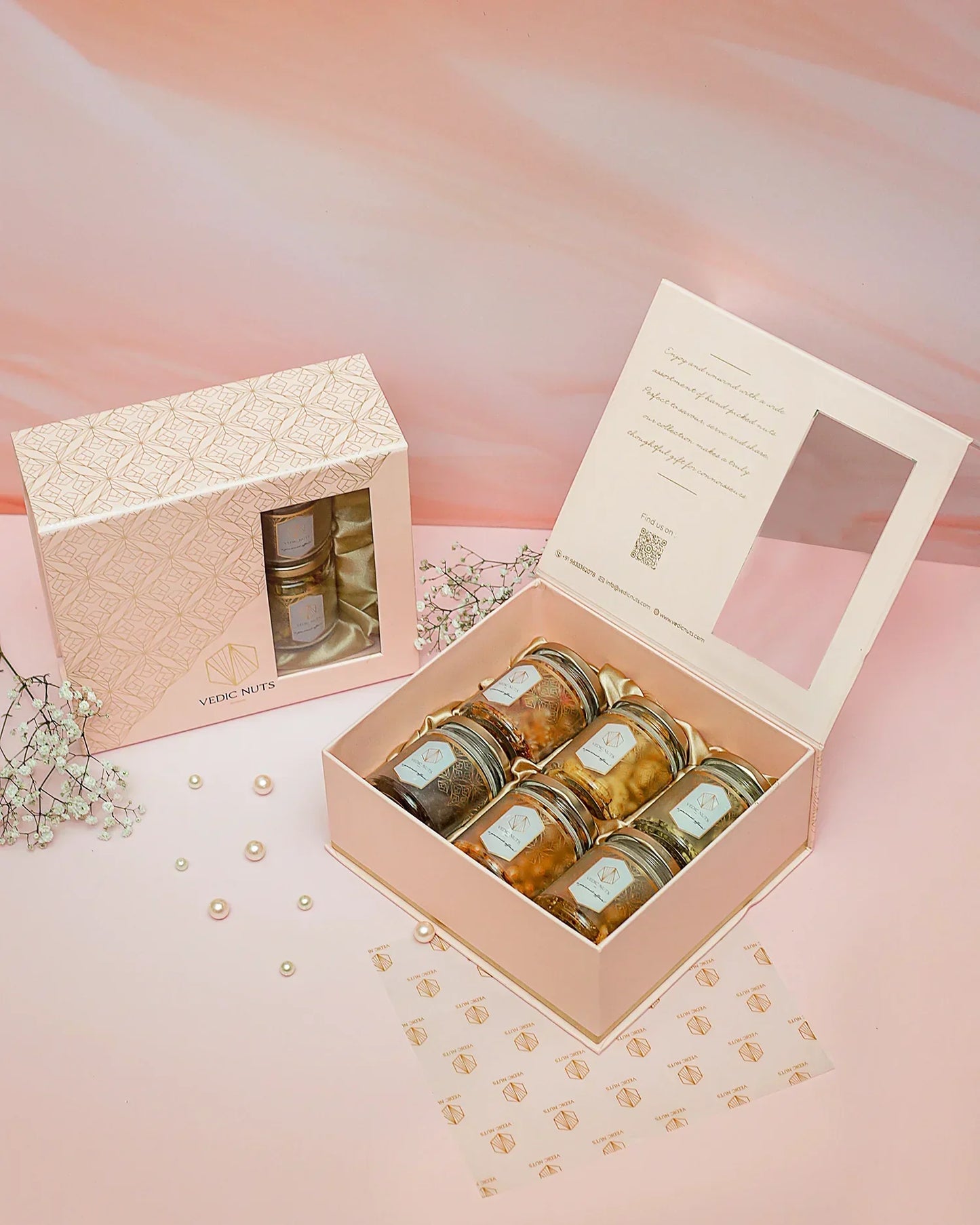 Pastel Indulgence Hamper (Set of 6 Jars: 100gms each)