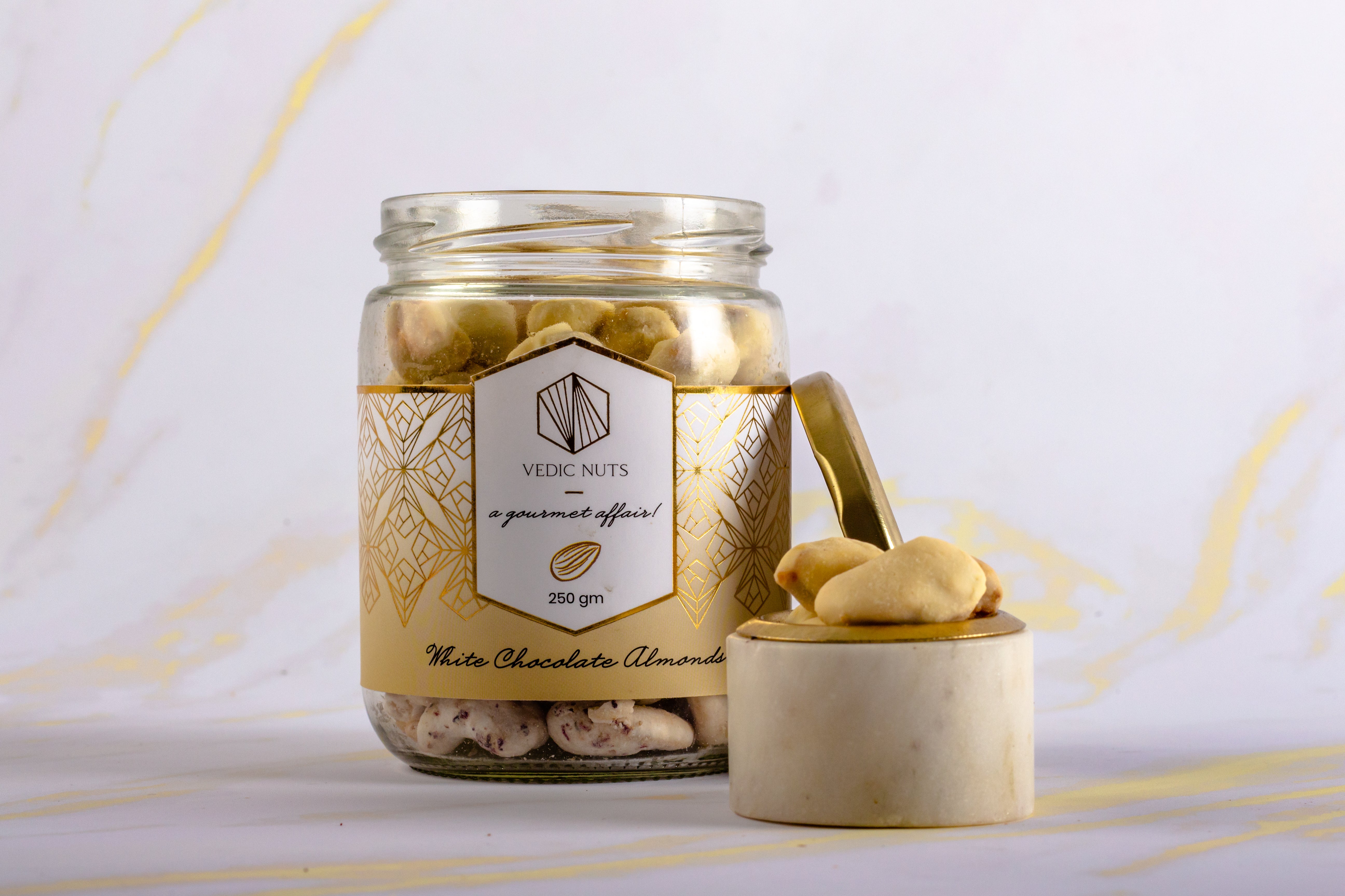 White Chocolate Almonds