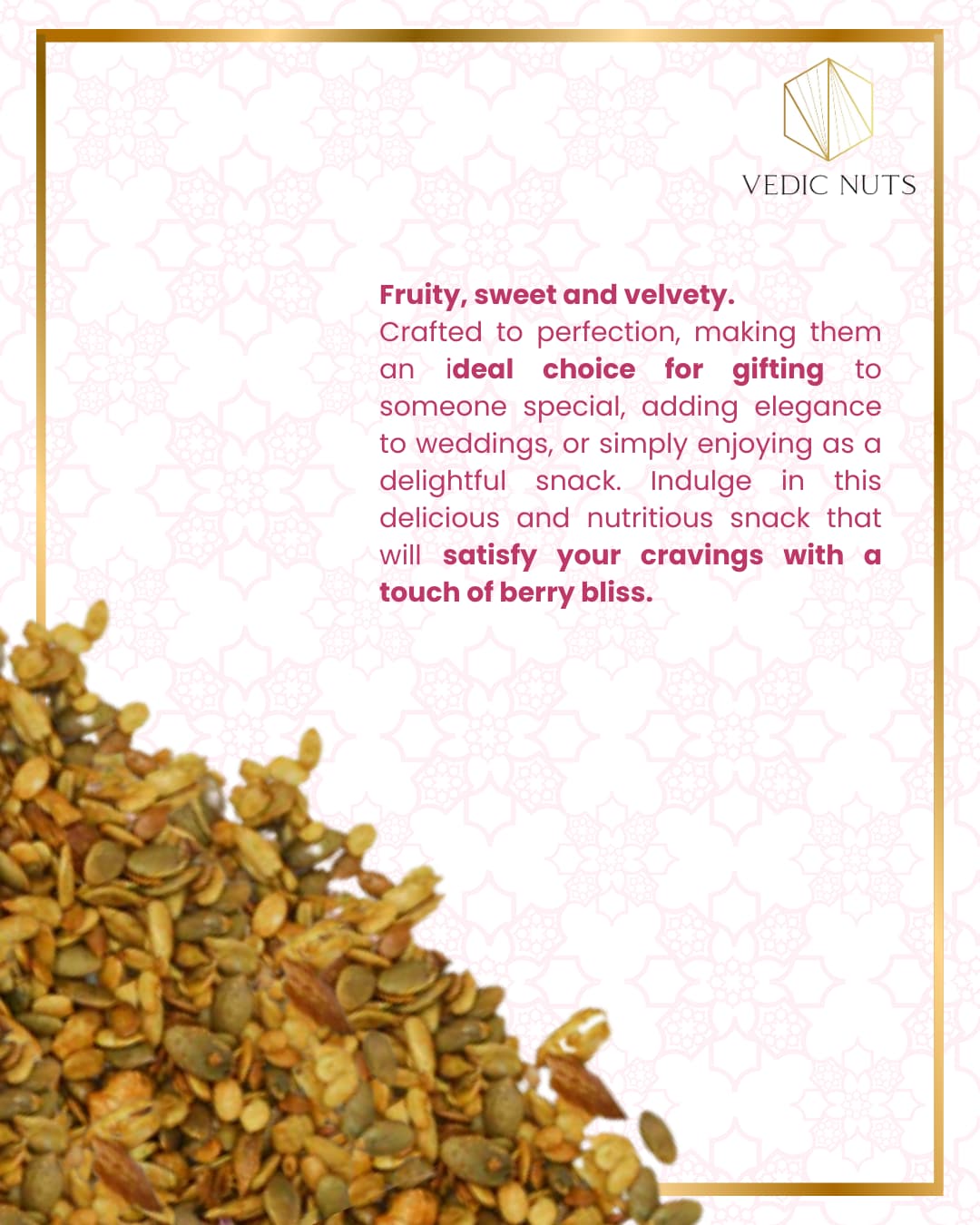 Brain Fuel Mix- Saffron Trail Mix