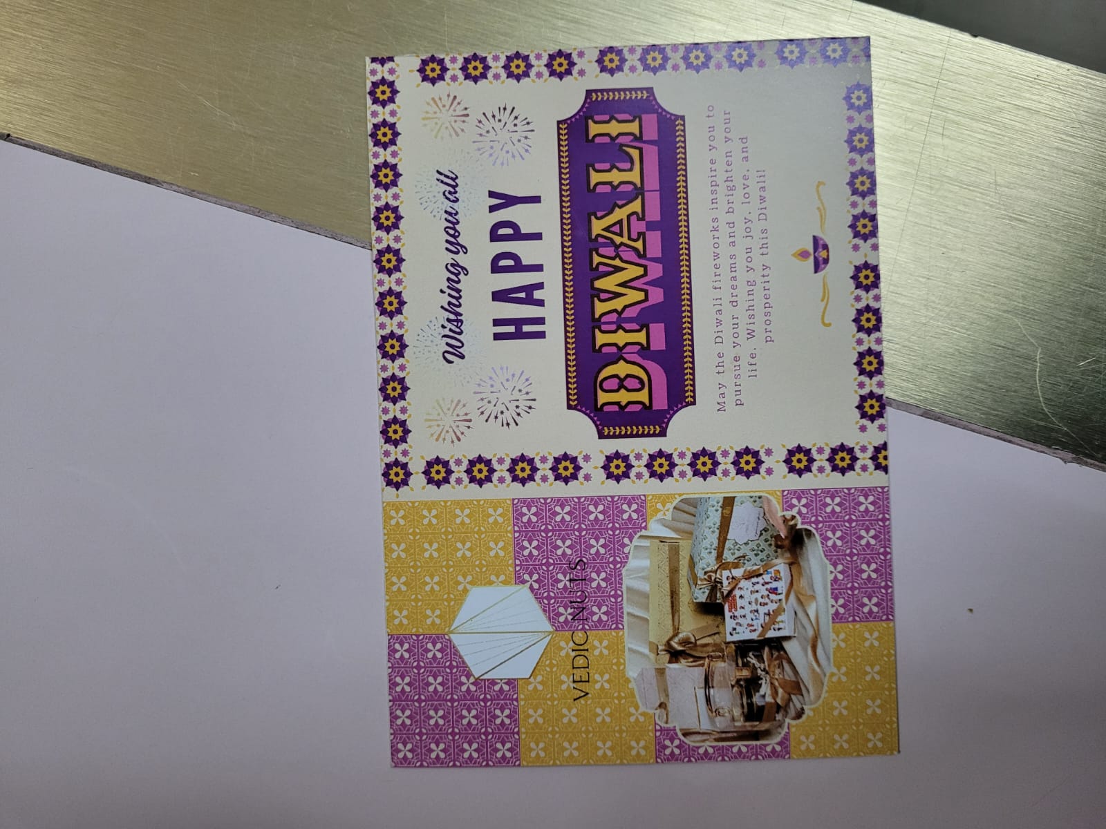 Blush & Gold Diwali Basket